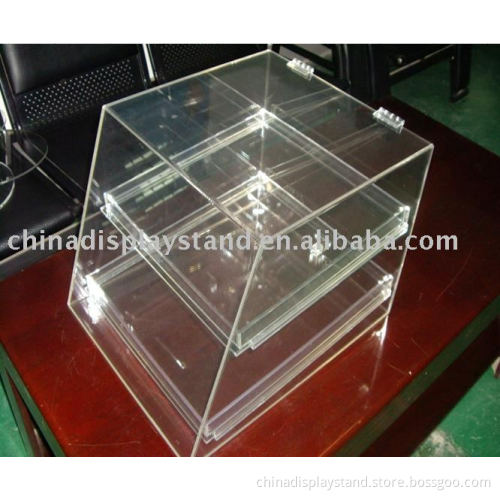 acrylic bakery cabinet